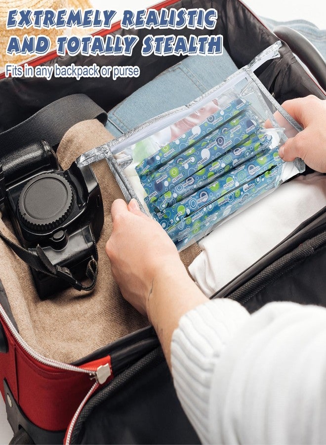 FoldTier 39 Pcs Tampon Set Includes 12 Reusable Plastic Tube for Women Tube Containers Tampon 24 Self Adhesive Wrappers 1 PVC Clear Case 2 Hopper‌s(Elegant Style) - Image 5